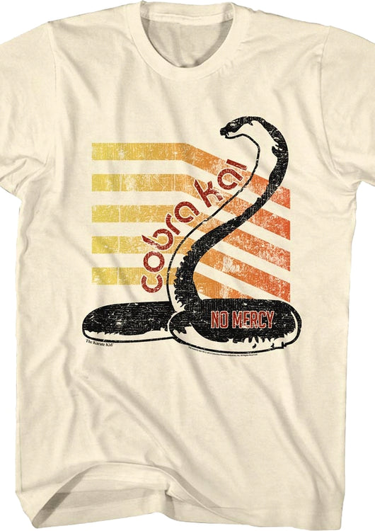 Retro Karate Kid Cobra Kai No Mercy T-Shirt - main product image