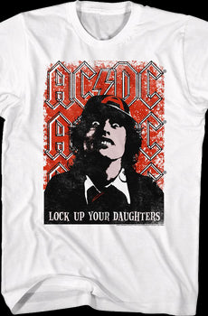Retro Lock Up Your Daughters ACDC Shirt