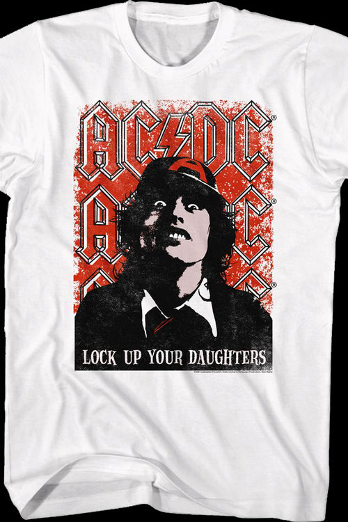 Retro Lock Up Your Daughters ACDC Shirtmain product image