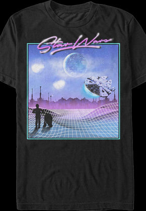 Retro Millennium Falcon Flight Star Wars T-Shirt