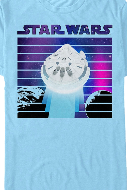 Retro Millennium Falcon Solo Star Wars T-Shirtmain product image