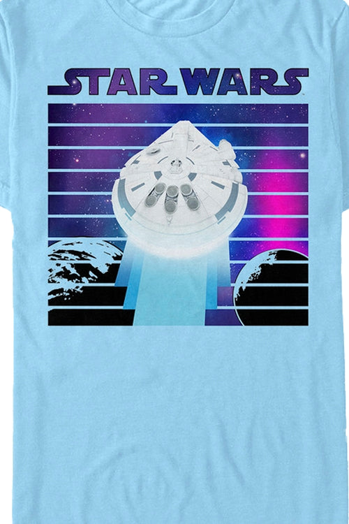 Retro Millennium Falcon Solo Star Wars T-Shirtmain product image