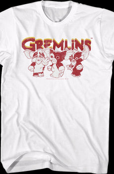 Retro Mogwai Poses Gremlins T-Shirt