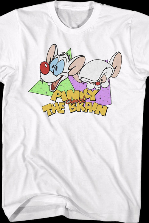 Retro Pinky and the Brain T-Shirtmain product image