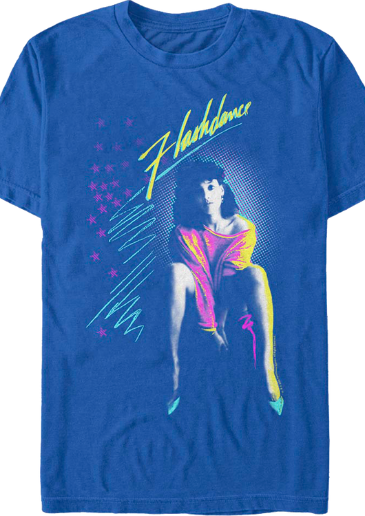 Retro Poster Flashdance T-Shirt - main product image