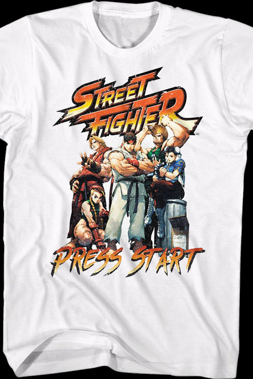 Retro Press Start Street Fighter T-Shirtmain product image