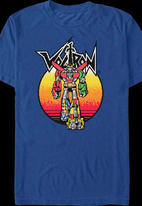 Retro Sunset Voltron T-Shirt