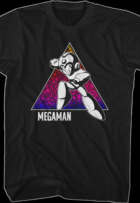 Retro Triangle Mega Man T-Shirt