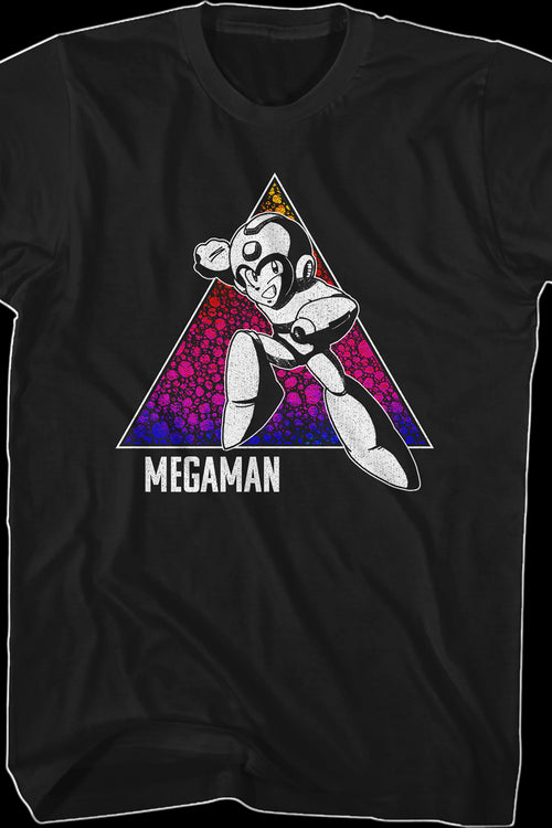 Retro Triangle Mega Man T-Shirtmain product image