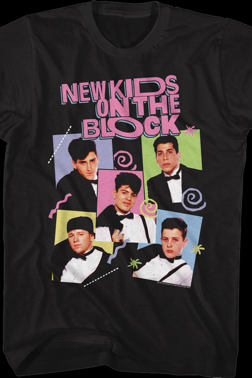 Retro Tuxedos New Kids On The Block T-Shirtmain product image