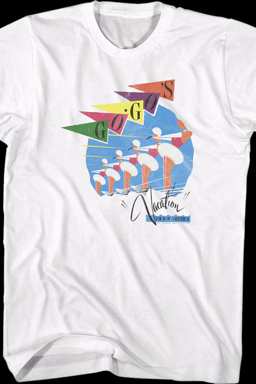 Retro Vacation Tour Of America Go-Go's T-Shirtmain product image