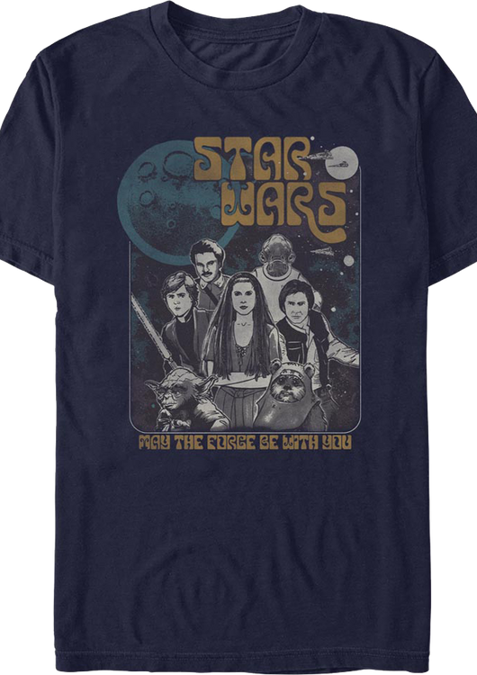 Return Of The Jedi May The Force Be With You Star Wars T-Shirt - main product image