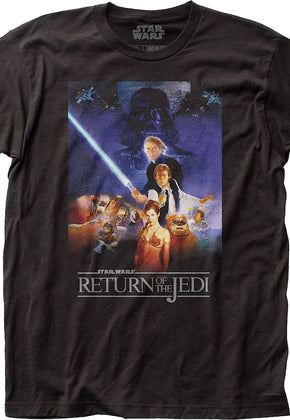 Return Of The Jedi Movie Poster Star Wars T-Shirt