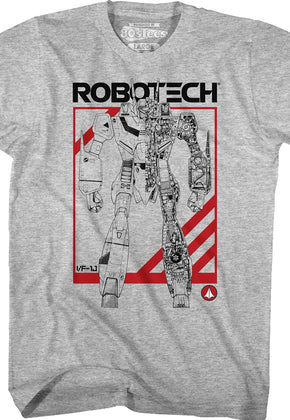 Robotech Battloid Crossection Shirt