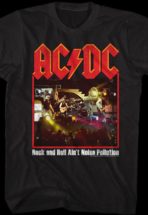Rock and Roll Ain't Noise Pollution ACDC T-Shirt