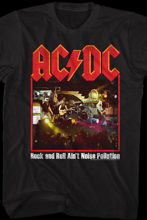 Rock and Roll Ain't Noise Pollution ACDC T-Shirtmain product image