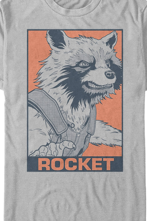 Rocket Raccoon Pop Art Avengers Endgame T-Shirtmain product image