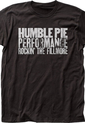 Performance Rockin' The Fillmore Humble Pie T-Shirt