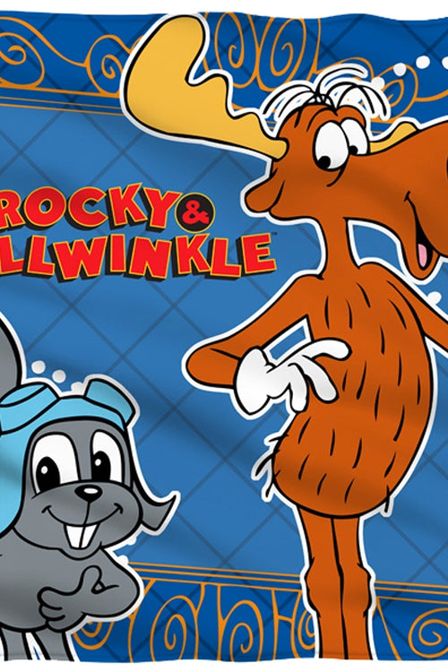 Rocky and Bullwinkle 36 x 58 Fleece Blanketmain product image