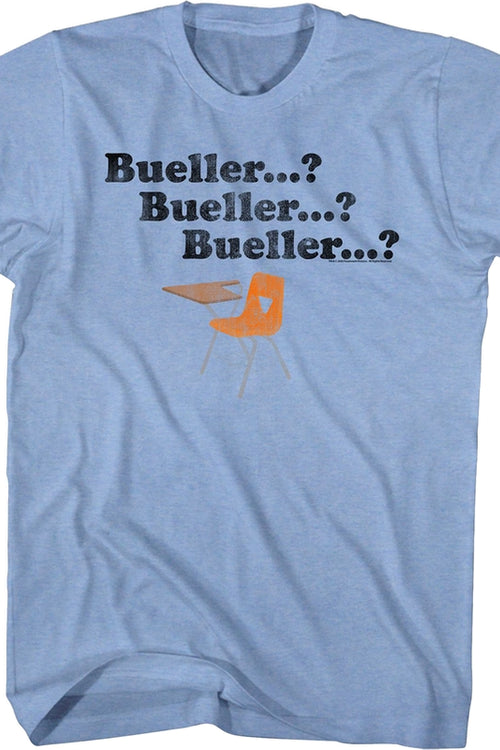 Roll Call Ferris Bueller's Day Off T-Shirtmain product image