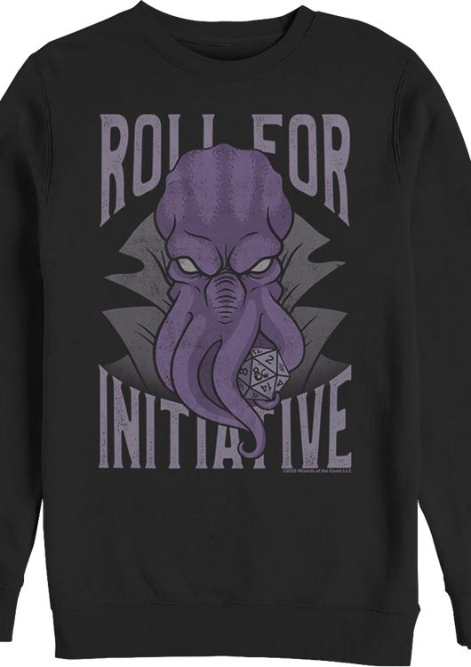 Roll For Initiative Dungeons & Dragons Sweatshirt - main product image