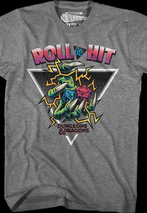Roll To Hit Dungeons & Dragons T-Shirt