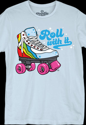 Roll With It Decorated Roller Skate T-Shirt