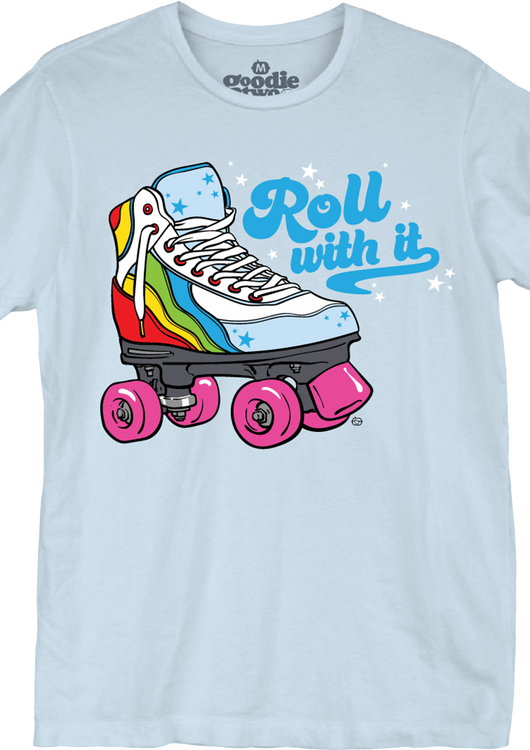Roll With It Decorated Roller Skate T-Shirt - main product image