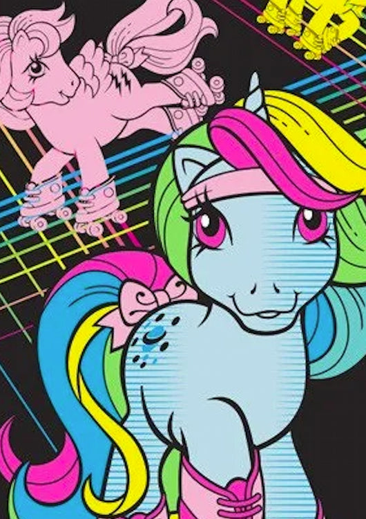 Roller Skates My Little Pony Framed Poster - main product image
