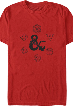 Rolling Dice Dungeons & Dragons T-Shirt