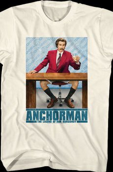 Ron Burgundy Poster Anchorman T-Shirt