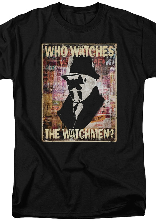Rorschach Who Watches The Watchmen T-Shirt - main product image