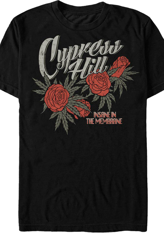 Rose Bud Insane In The Membrane Cypress Hill T-Shirt - main product image