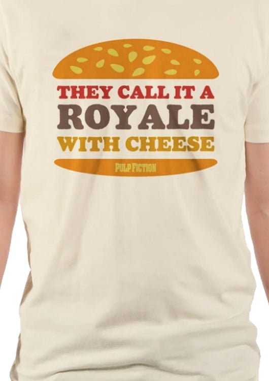 Royale With Cheese Pulp Fiction T-Shirt - main product image