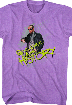 Purple Rufus We're History Bill And Ted's Excellent Adventure T-Shirt