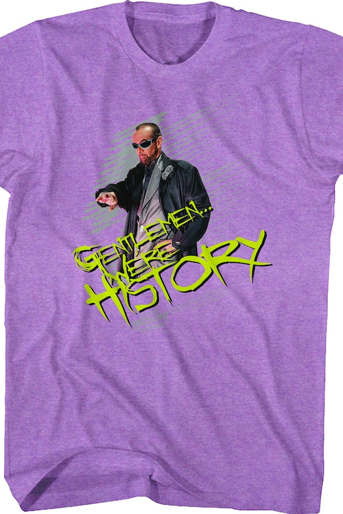 Purple Rufus We're History Bill And Ted's Excellent Adventure T-Shirtmain product image