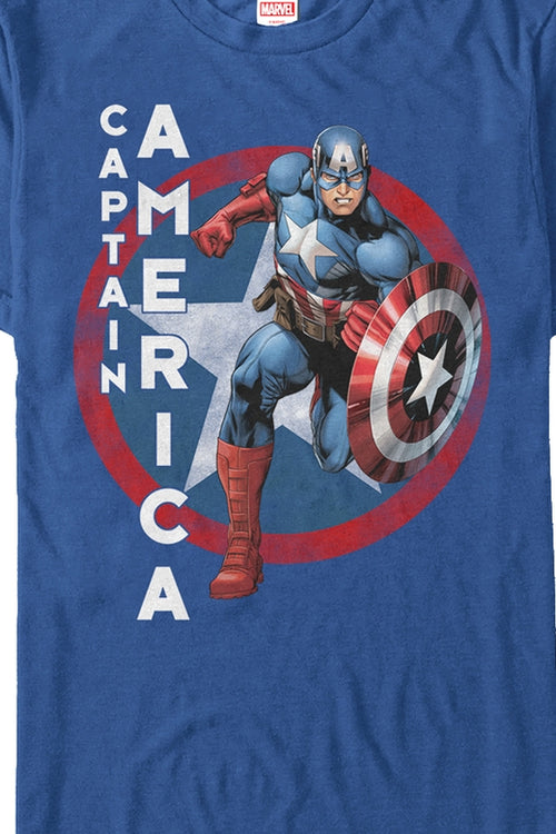 Running Captain America T-Shirtmain product image