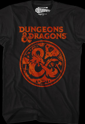 Rusted Logo Dungeons & Dragons T-Shirt