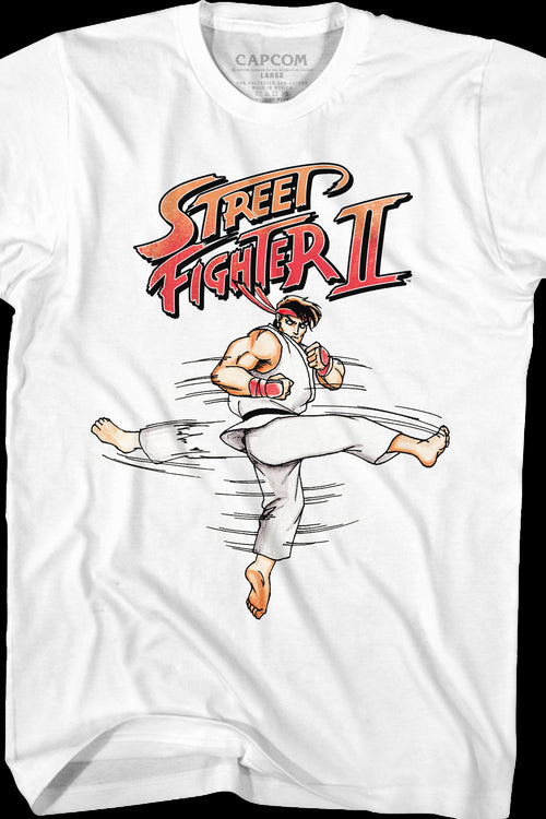 Ryu Hurricane Kick Street Fighter II T-Shirtmain product image