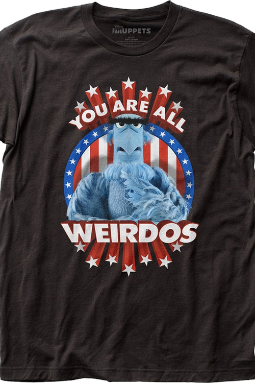 Sam Eagle You Are All Weirdos Muppets T-Shirtmain product image