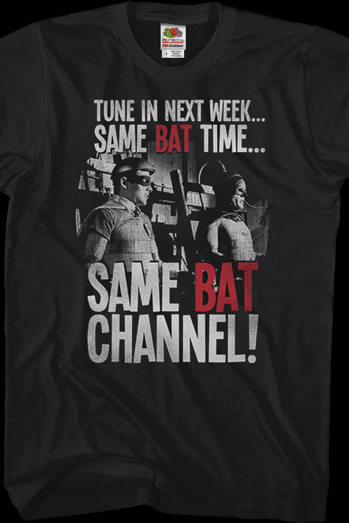 Same Bat Time Same Bat Channel Batman T-Shirtmain product image