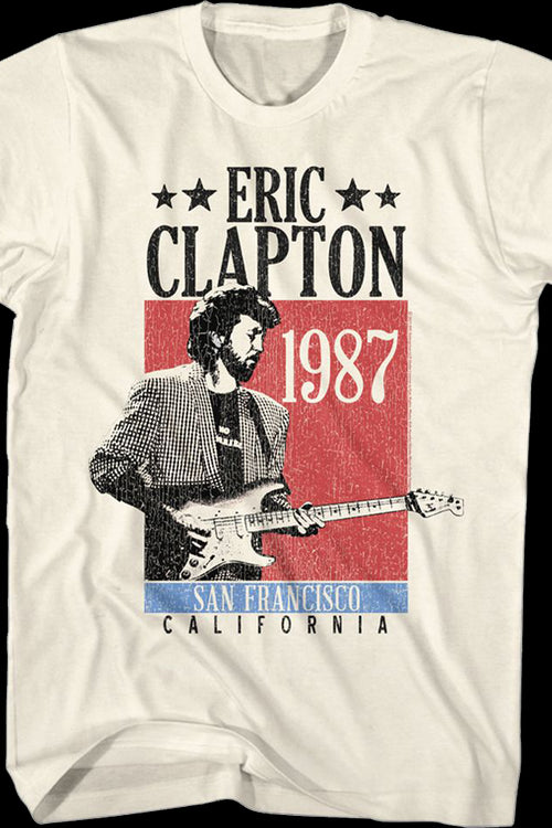 San Francisco 1987 Eric Clapton T-Shirtmain product image
