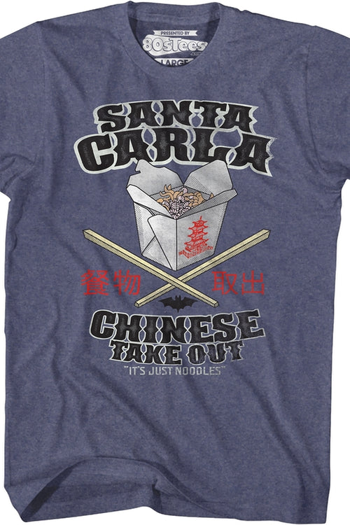 Santa Carla Chinese Take Out Lost Boys T-Shirtmain product image