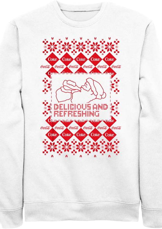 Santa Claus Delicious And Refreshing Coca-Cola Sweatshirt - main product image