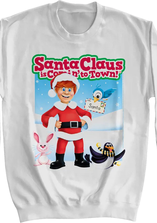 Santa Claus Is Comin' To Town Sweatshirt - main product image