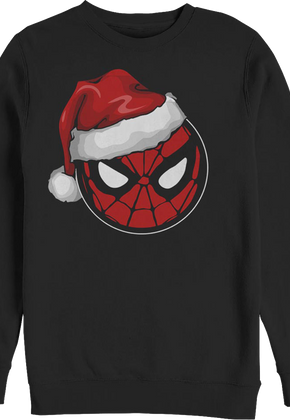 Santa Hat Spider-Man Marvel Comics Sweatshirt