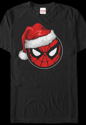 Santa Hat Spider-Man T-Shirt