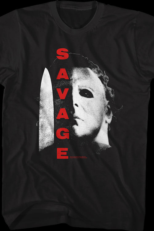 Savage Michael Myers Halloween T-Shirtmain product image