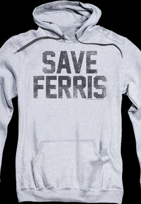 Distressed Save Ferris Bueller Hoodie