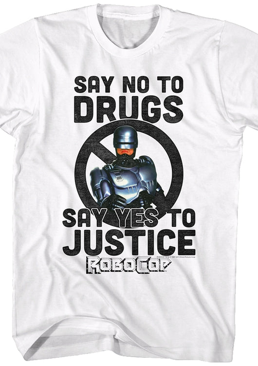 Say Yes To Justice Robocop T-Shirt - main product image